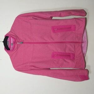 Peter Millar Warmth Fleece Jacket Pink Full-Zip Plush Lining Women's Size Small